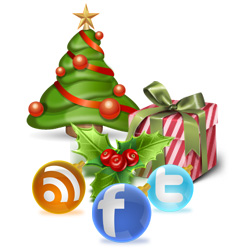 social media christmas